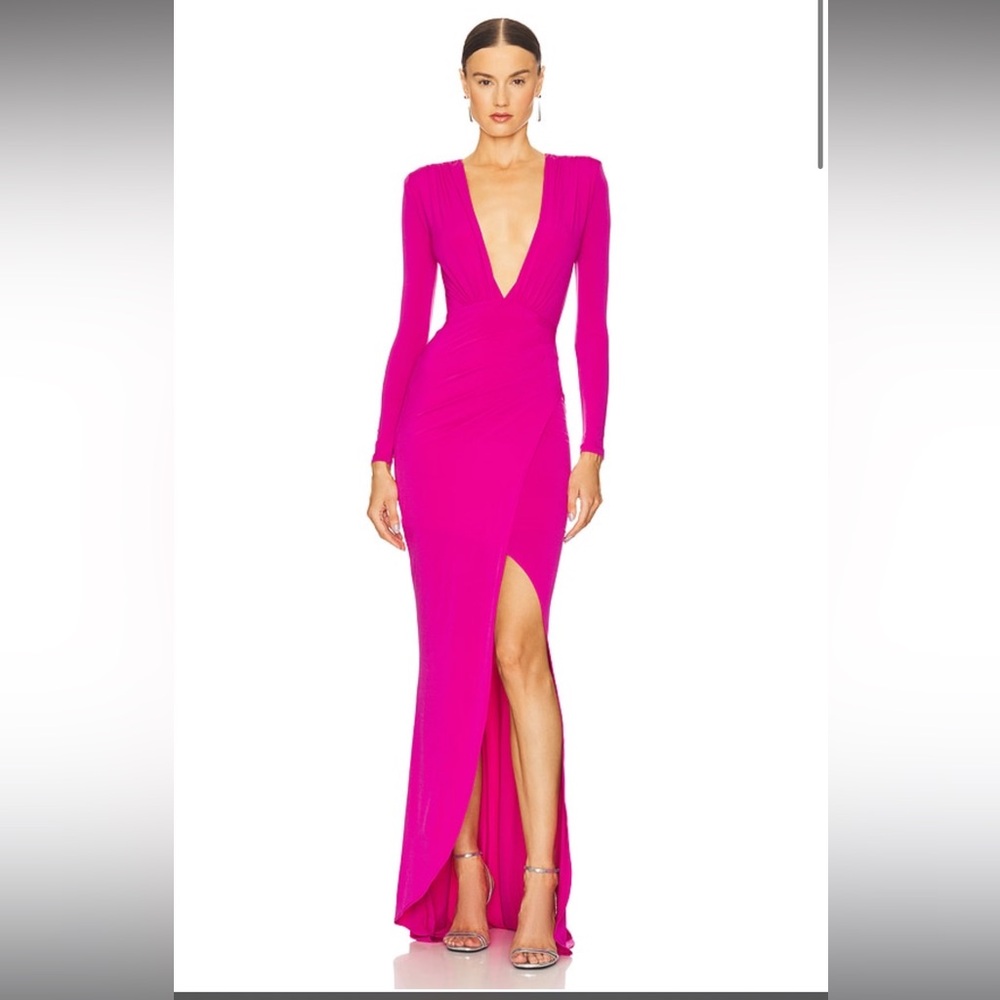Nookie Fuchsia Long Sleeve Dress